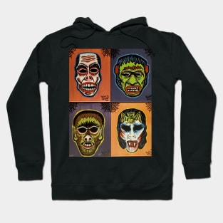 Ben Cooper style monster mask collage Hoodie